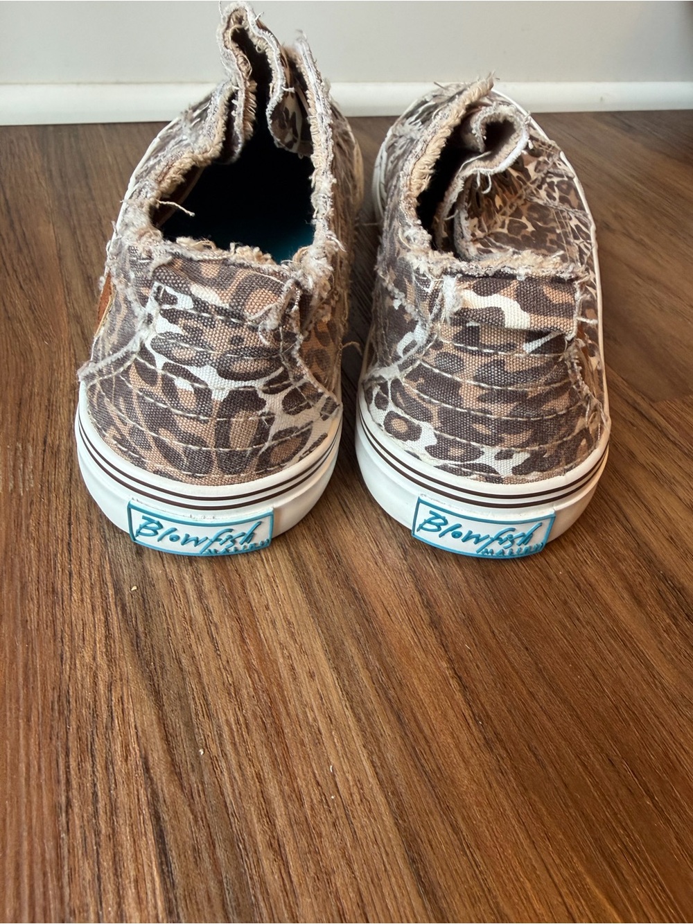 Leopard Print Slip-On Sneakers - Brown - Picture 3 of 6